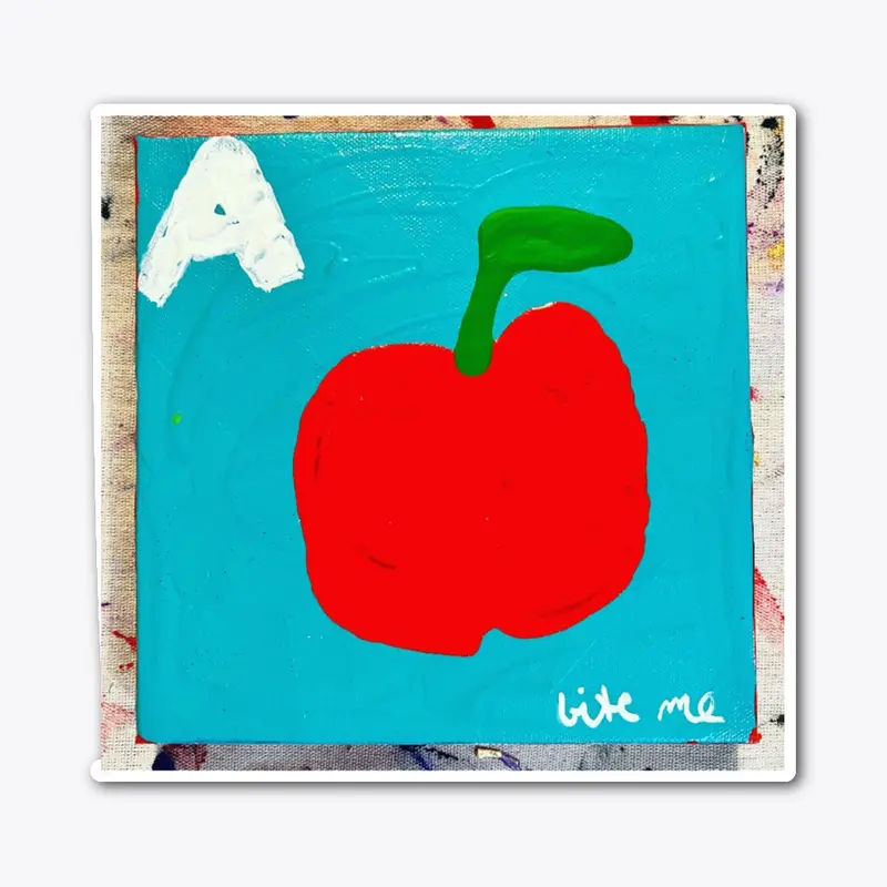 a is for apple...bite me